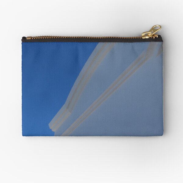 White Wash Zipper Pouch