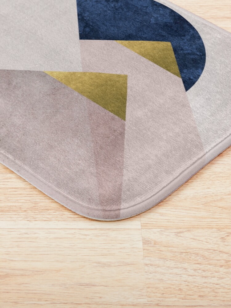 Alternate view of Scandi Mountain Peaks Bath Mat