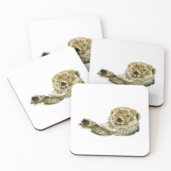 Item preview, As Sleepy As A Sea Otter designed and sold by wcoloursbyJulia.
