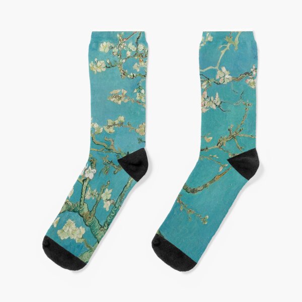 Van Gogh Blossoming Almond Tree Socks
