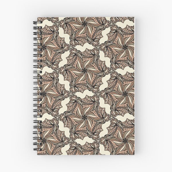 Item preview, Brown retro flowers designed and sold by Shoshina.