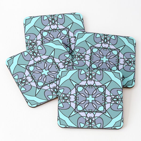 Item preview, Abstract blue dalle designed and sold by Shoshina.