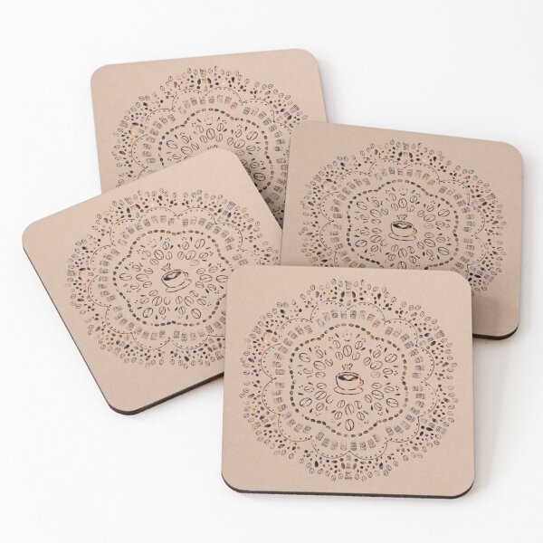 Item preview, Boho Coffee Mandala designed and sold by bohoDecor.