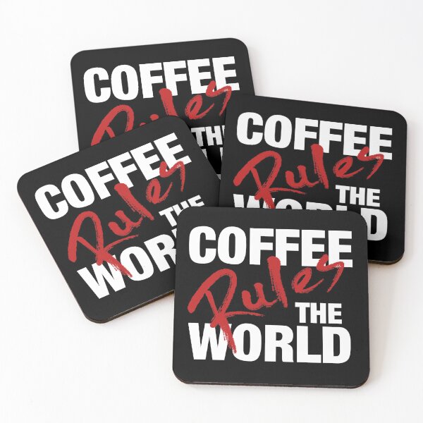Item preview, Coffee Rules The World designed and sold by ellecapitano.