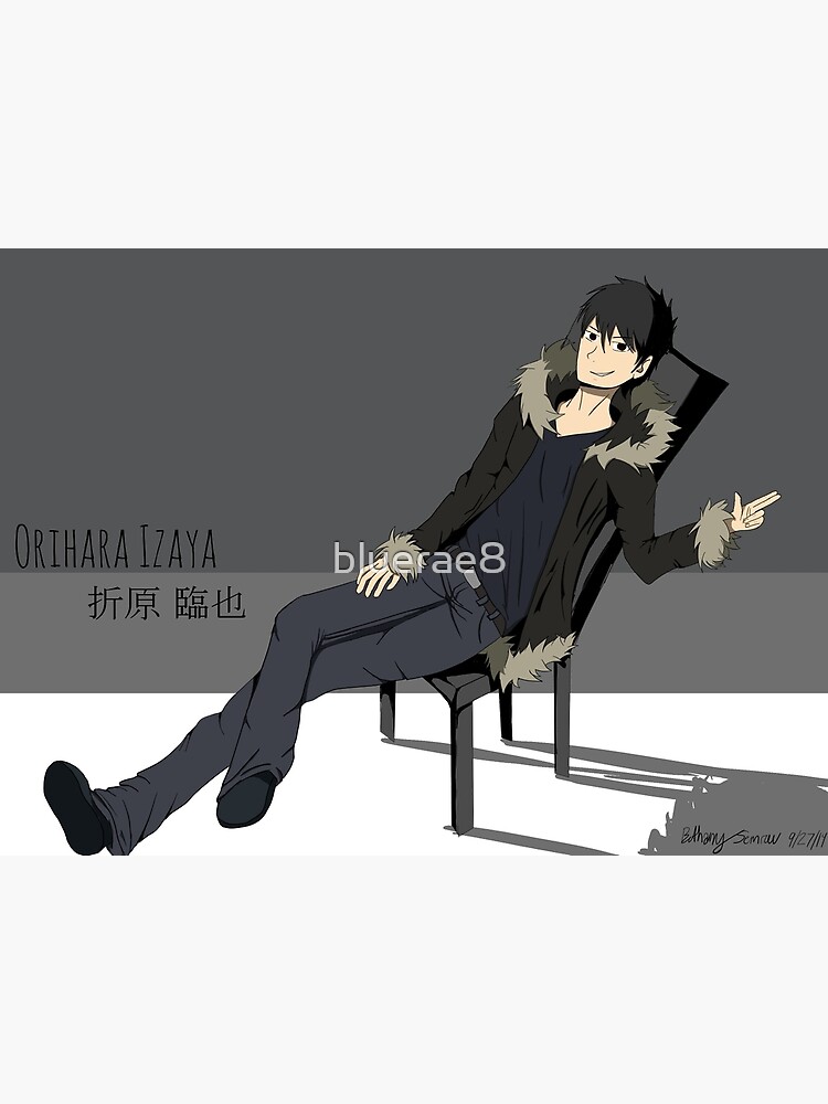 Aperçu 3 sur 3. Impression photo avec l'œuvre Orihara Izaya créée et vendue par bluerae8.