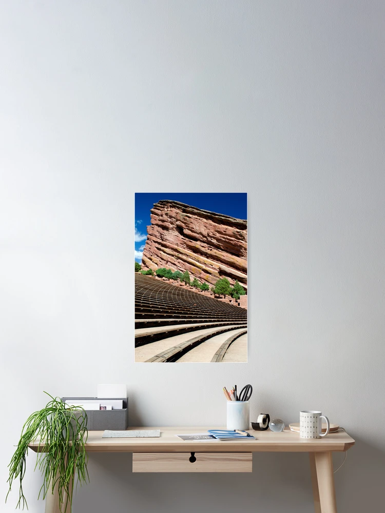 Thumbnail 2 of 3, Poster, Red Rocks Amphitheater designed and sold by JRRouse.