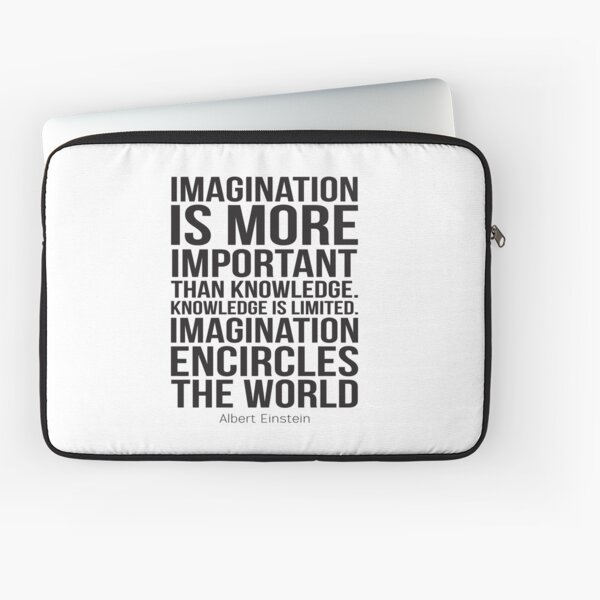 Item preview, Imagination Is More Important Than Knowledge. Knowledge Is Limited. Imagination Encircles The World. Inspirational Quotes designed and sold by ProjectX23.