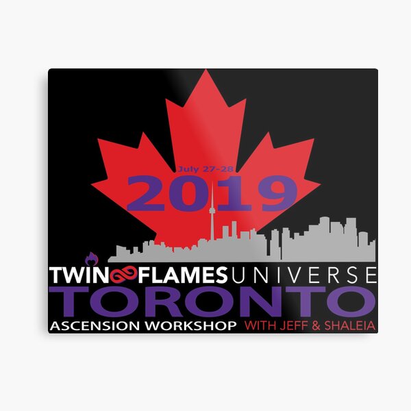 Art Mural Sur Le Theme Univers Des Flammes Jumelles Redbubble