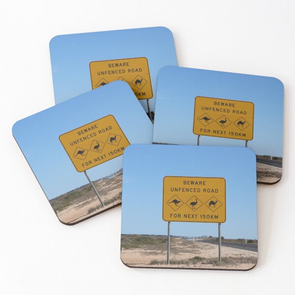 Item preview, Outback wildlife road sign, Australia designed and sold by FranWest.