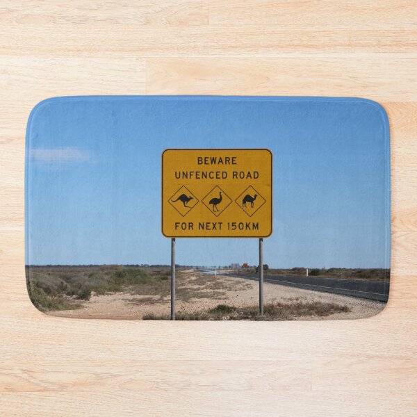 Item preview, Outback wildlife road sign, Australia designed and sold by FranWest.