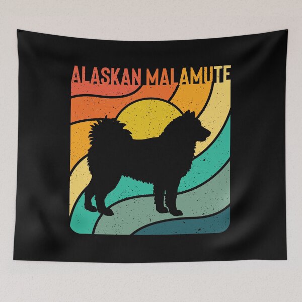 Aperçu de l'œuvre Alaskan Malamute Dog Vintage Gift Pet Lover créée et vendue par rafaeltto.