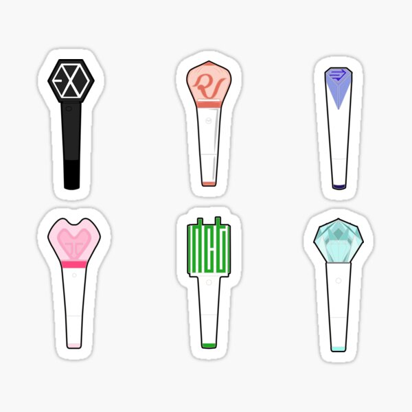 Kpop Lightsticks Stickers | Redbubble