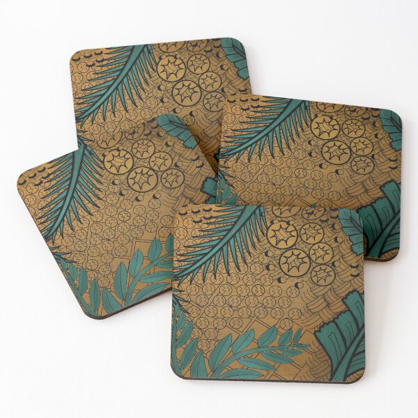 Item preview, Zentangle Gold and Green designed and sold by Annalisa Amato.