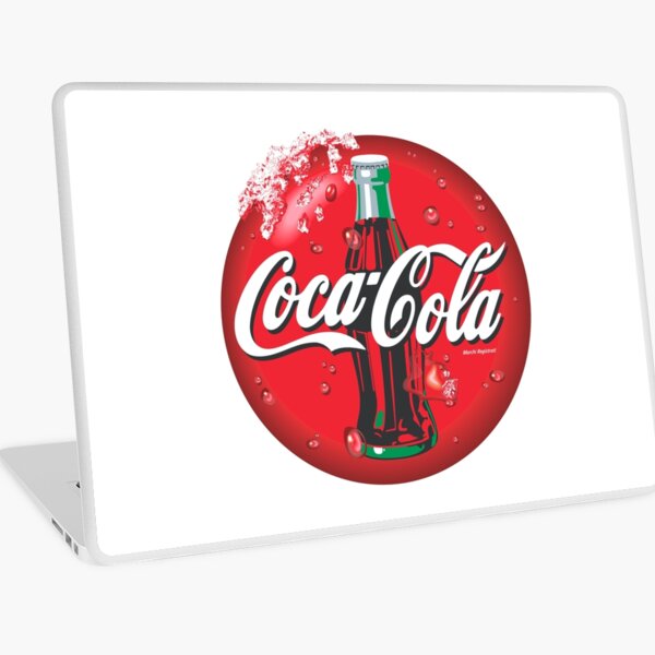 Drink Laptop Skins Redbubble - coca cola texture id roblox