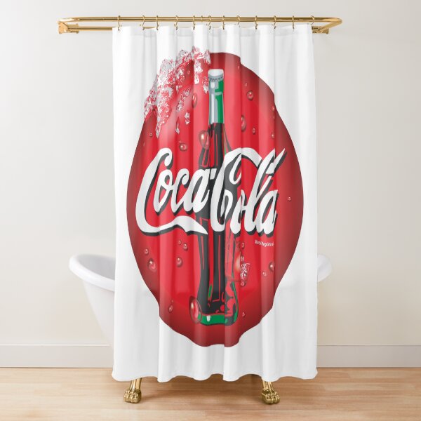 coca cola merch Shower Curtain