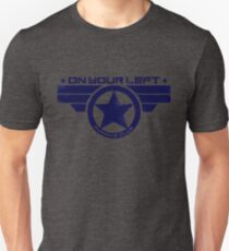 "On Your Left Running Club" Hybrid Distressed Print 1 Unisex T-Shirt