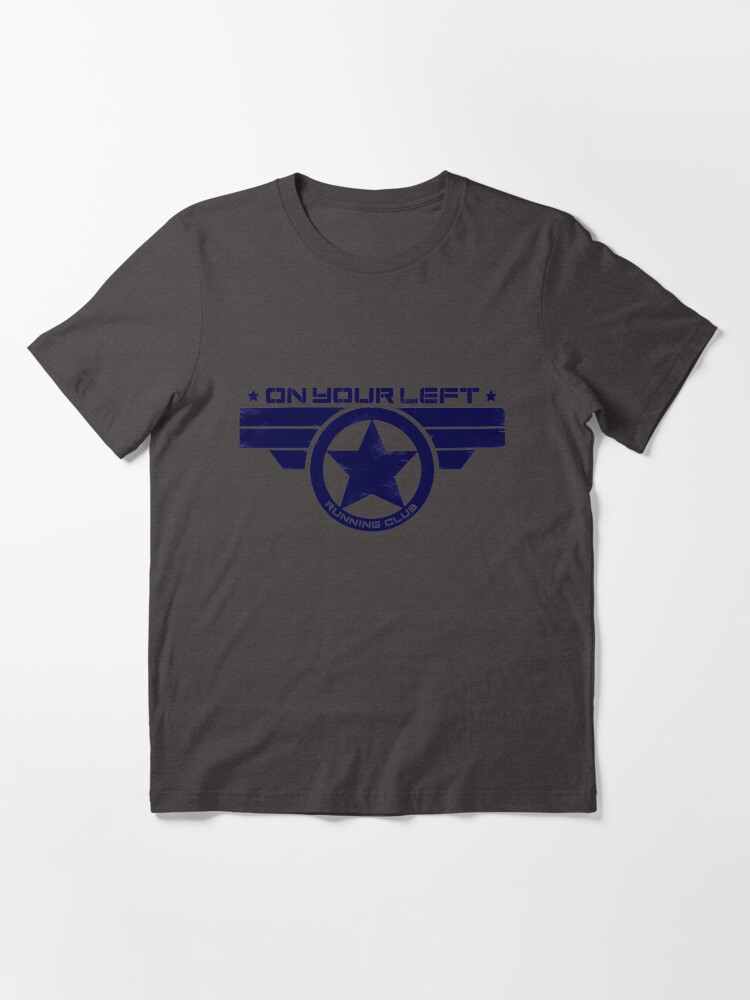 Alternate view of "On Your Left Running Club" Hybrid Distressed Print 1 Essential T-Shirt