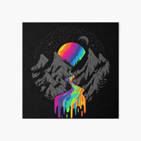 Cosmic River Art Board Print