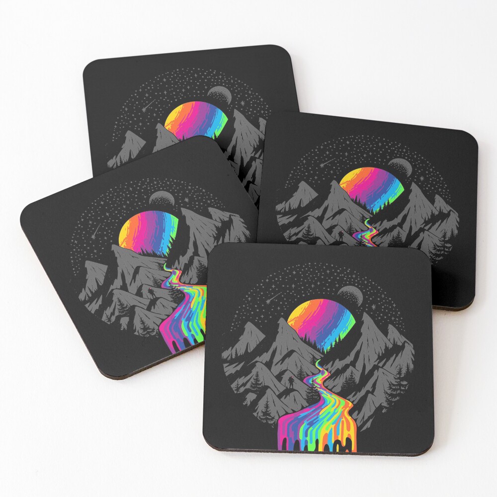 Cosmic River Coasters (Set of 4)