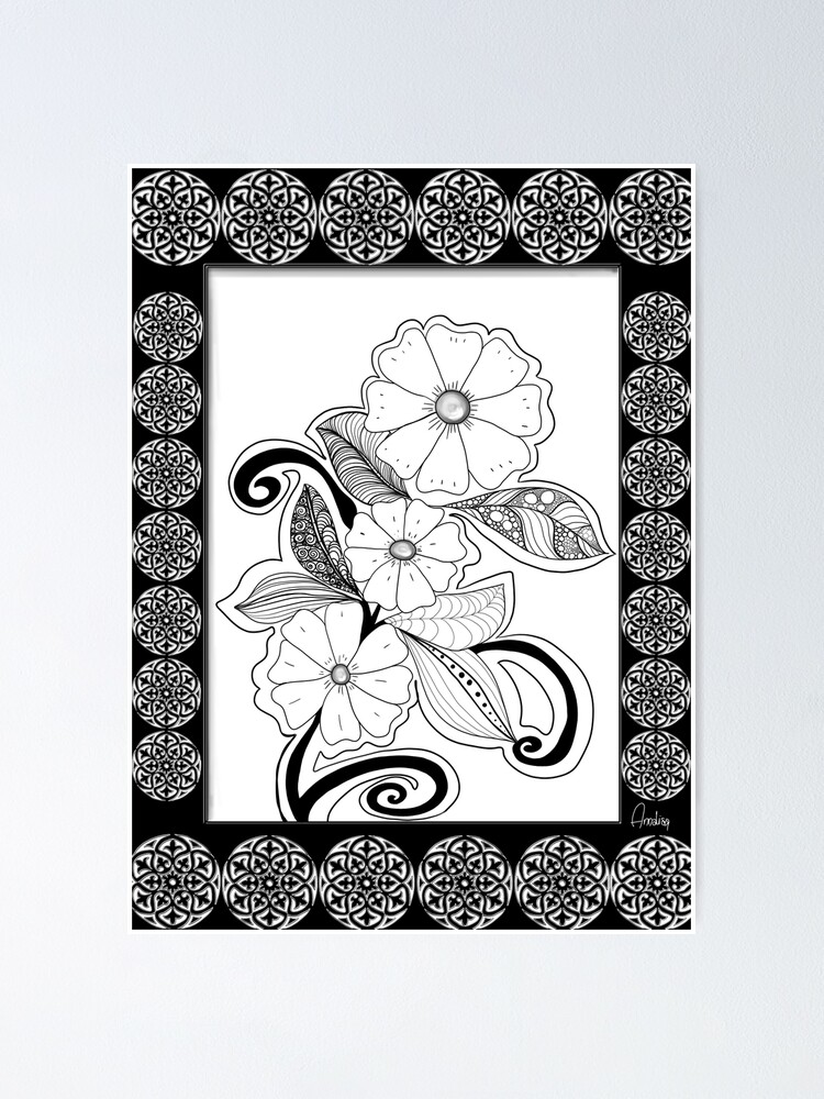Alternate view of Zen Flowers Poster