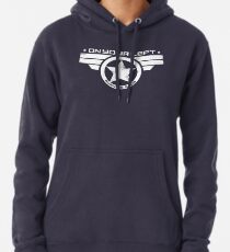 "On Your Left Running Club" Distressed Print 2 Pullover Hoodie