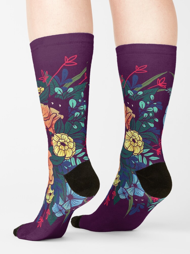 Alternate view of Wild Flowers Socks