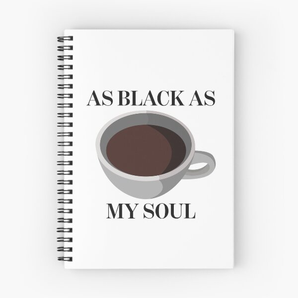 Item preview, coffee as black as my soul designed and sold by celinybeany.