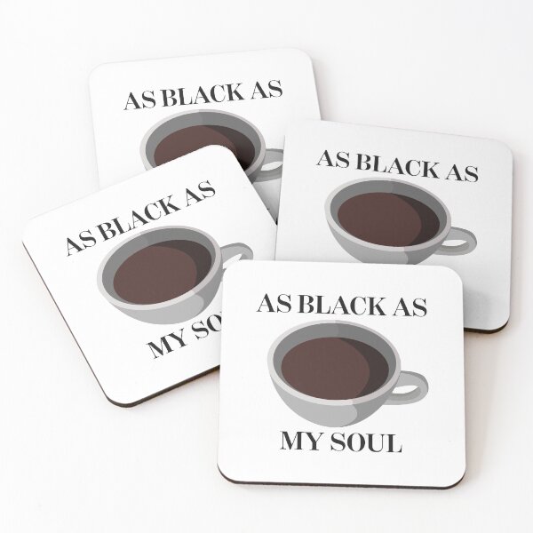Item preview, coffee as black as my soul designed and sold by celinybeany.