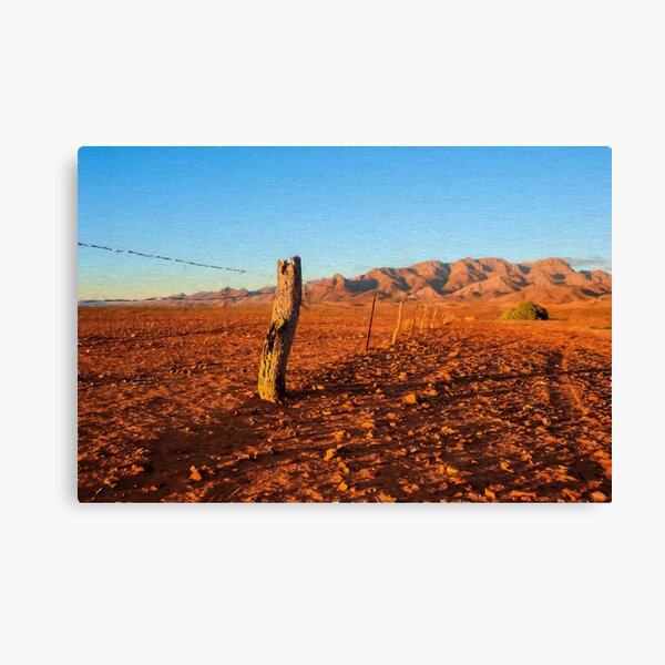 Item preview, Outback Fence       (digital painting) designed and sold by Ray's Photos & Art.