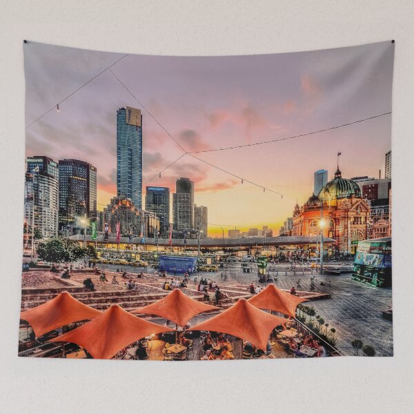 Item preview, City Sunset (digital painting) designed and sold by Ray's Photos & Art.