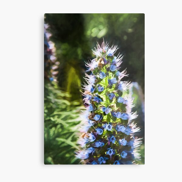 A Totally Modern Bee (digital painting) Metal Print