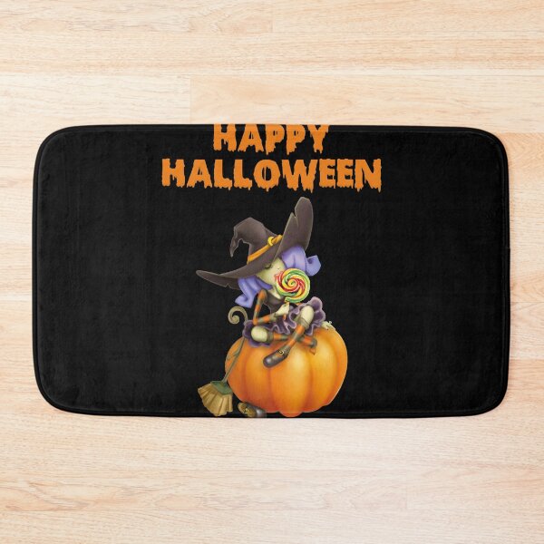 Item preview, Happy Halloween pumpkin witch designed and sold by wolfgangrainer.