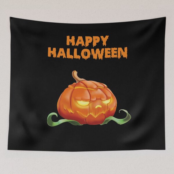 Item preview, Happy Halloween pumpkin grumpy designed and sold by wolfgangrainer.