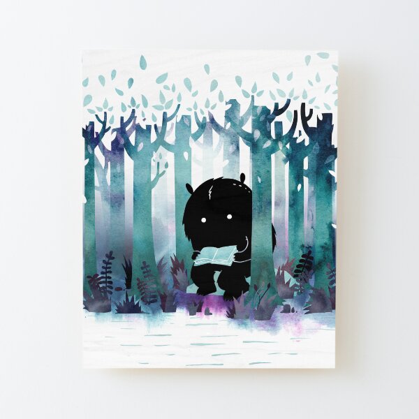 A Quiet Spot Wood Mounted Print