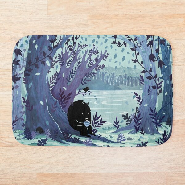 A Quiet Spot of Tea Bath Mat