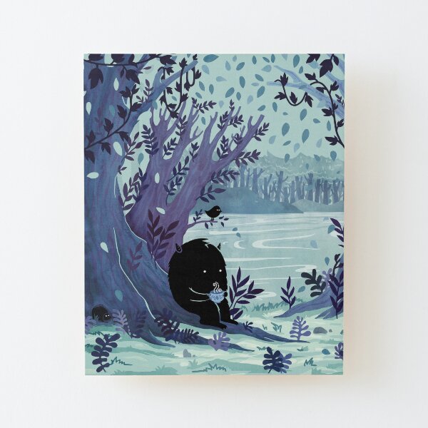 A Quiet Spot of Tea Wood Mounted Print