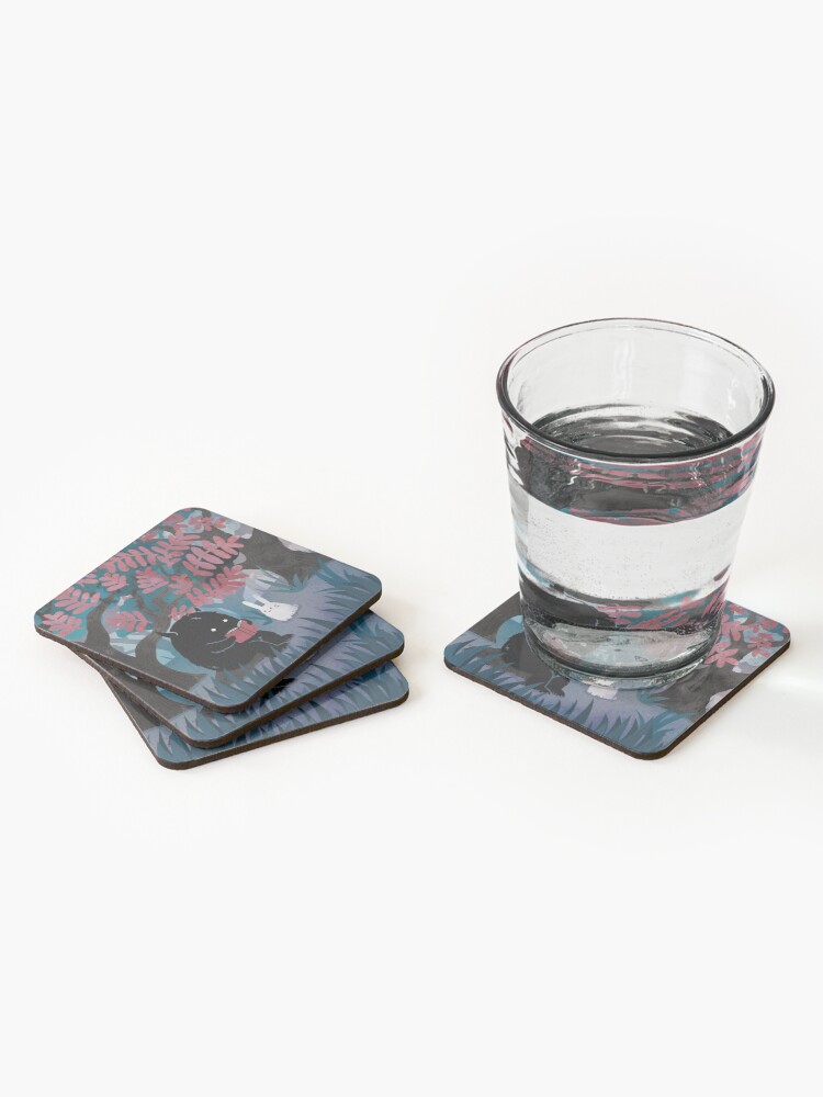 Thumbnail 2 of 5, Coasters (Set of 4), Another Quiet Spot designed and sold by littleclyde.