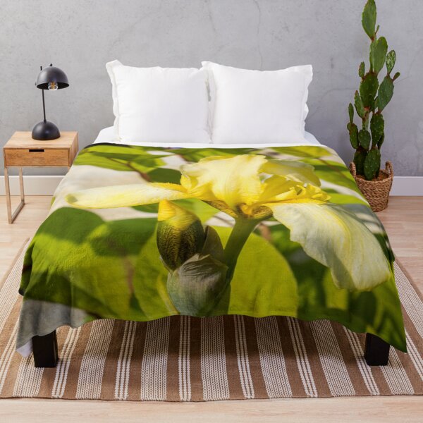 Item preview, Pale Gold Beauty - Yellow German Iris in the Sunshine designed and sold by Georgia Mizuleva.