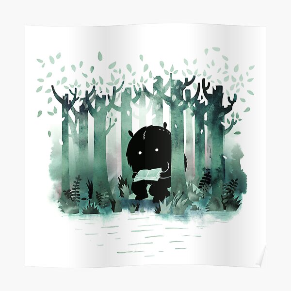 A Quiet Spot in Green Poster