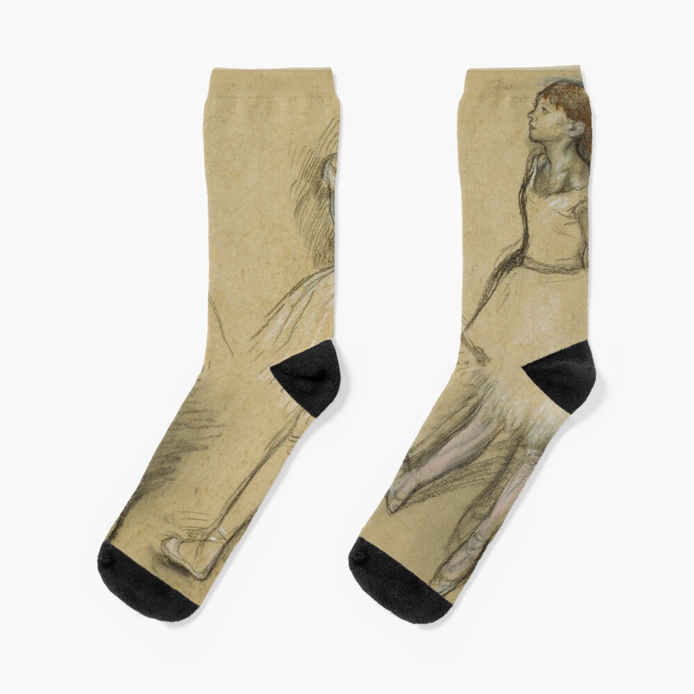 Women's Degas - Study Of A Dancer Socks – Sock City