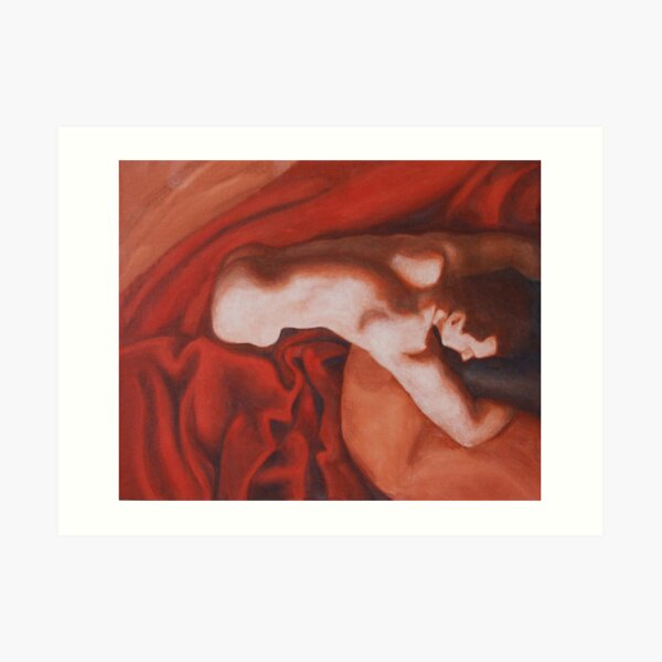 Red and White - Rebirth Art Print