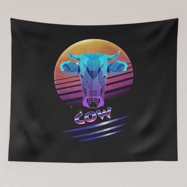 Item preview, 80s Retro Cow designed and sold by yajyolid.