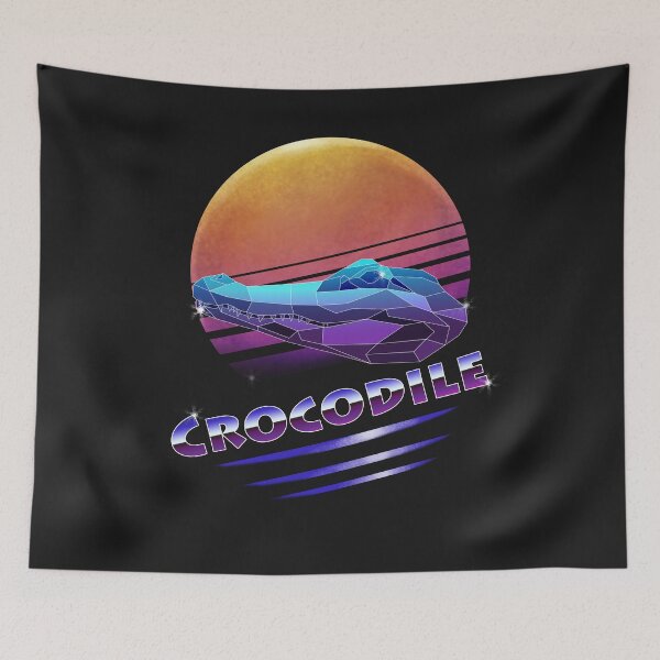 Item preview, 80s Retro Crocodile designed and sold by yajyolid.