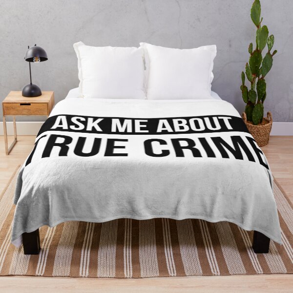 Item preview, True Crime Shirt - Gift for Crime Junkies - Ask Me About True Crime designed and sold by Isabelle-Anne.