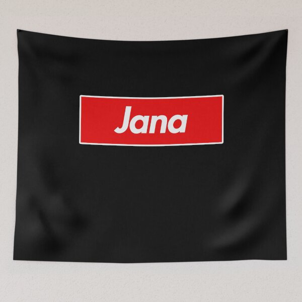 Item preview,  Jana Name Label - Gift For Female Named Jana designed and sold by MariaLeona.