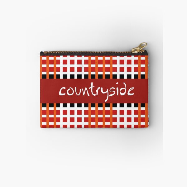 Item preview, red background style for modern countryside designed and sold by CREATINERY.