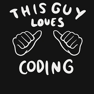 Artwork thumbnail, Coding - Programming - Coder - Programmer - Developer - IT Nerd Tech Guy by isstgeschichte