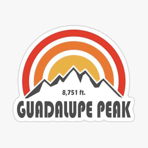 Guadalupe Peak Sticker