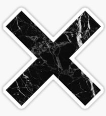 Black Marble - X Sticker