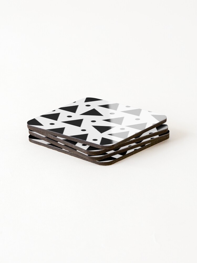 Thumbnail 4 of 5, Coasters (Set of 4), Triangle Pattern designed and sold by Funshirts-.